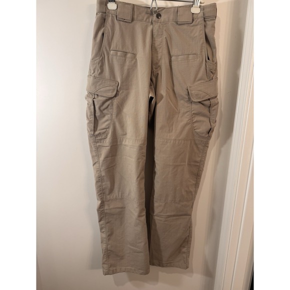 5.11 Tactical Pants Men's 30x32 Khaki Stryke Cargo Ripstop Utility Adjustable - Picture 1 of 9